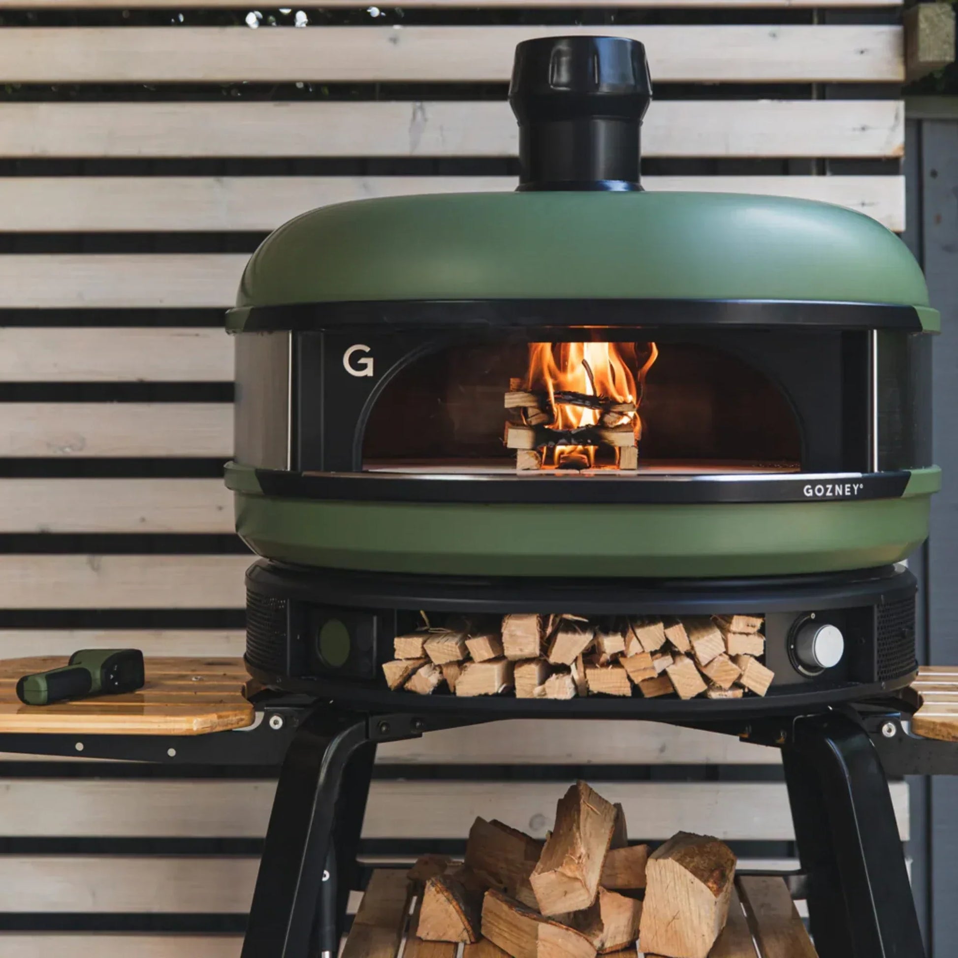 Gozney Green Dome Outdoor Freestanding Dual Fuel Pizza Oven Bundle