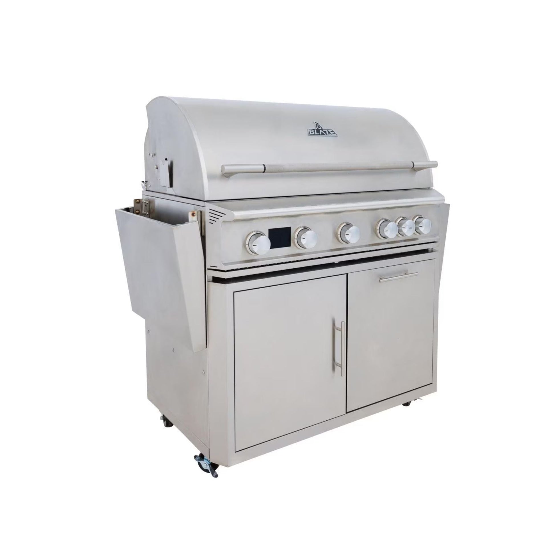 Blaze LTE PRO 40-Inch 5-Burner Freestanding Gas Grill w/ Digital Temperature Screen & Rear Infrared Burner
