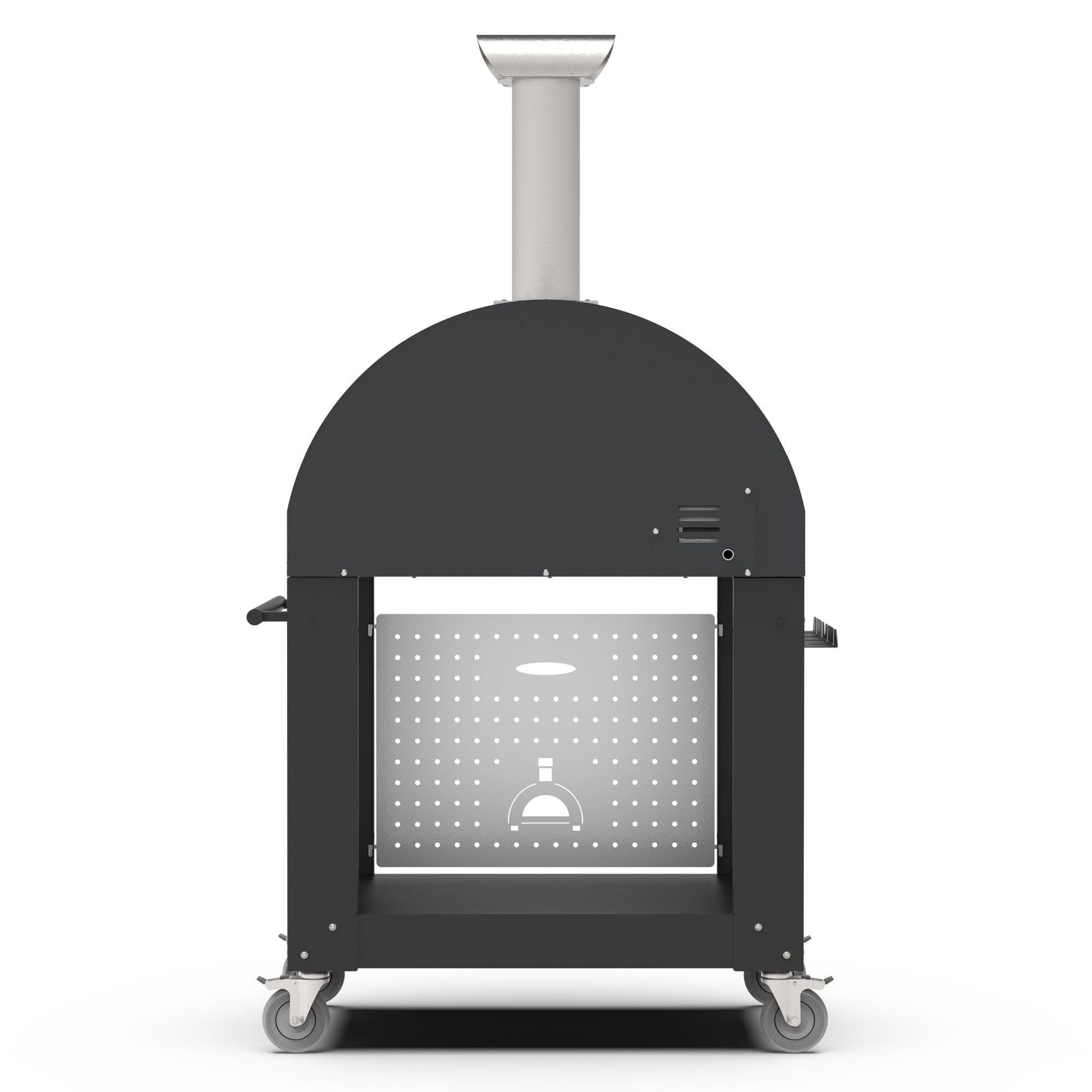 Alfa Classico 2 Pizze Freestanding Grey Pizza Oven